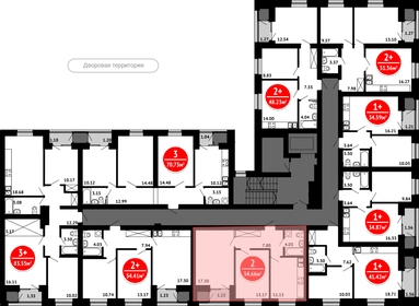 56,3 м², 2-комнатная квартира 8 600 000 ₽ - изображение 34