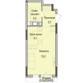 17,2 м², квартира-студия 2 900 000 ₽ - изображение 85