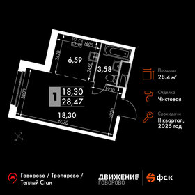 29,4 м², 1-комнатные апартаменты 8 004 682 ₽ - изображение 47