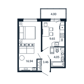 35 м², 1-комнатная квартира 5 873 888 ₽ - изображение 98