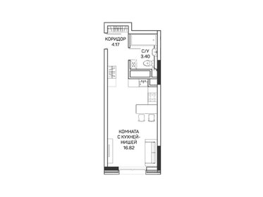 22,7 м², апартаменты-студия 5 959 920 ₽ - изображение 60