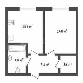 Квартира 40,4 м², 1-комнатная - изображение 1