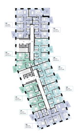 50,3 м², 2-комнатные апартаменты 30 180 000 ₽ - изображение 132