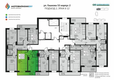 31,7 м², 1-комнатная квартира 3 760 500 ₽ - изображение 22