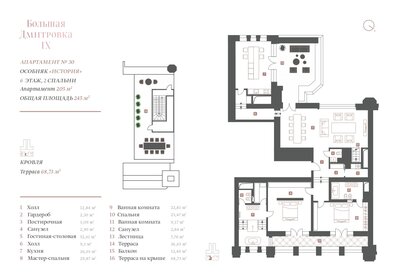 319,9 м², 4-комнатные апартаменты 1 598 855 168 ₽ - изображение 71