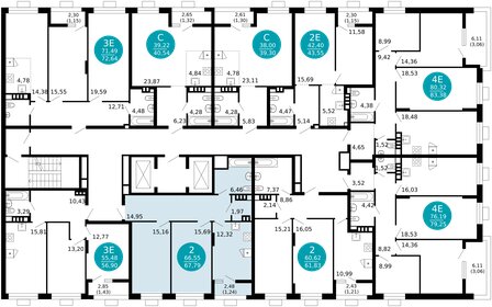 Квартира 67,8 м², 2-комнатная - изображение 2