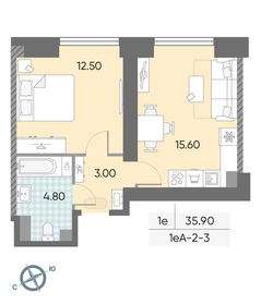 46,6 м², 2-комнатная квартира 11 100 000 ₽ - изображение 116