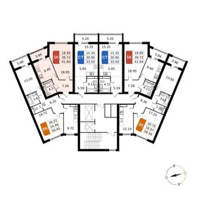 43 м², 1-комнатная квартира 6 800 000 ₽ - изображение 42