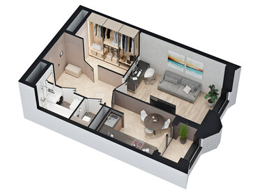 40 м², 1-комнатные апартаменты 5 450 000 ₽ - изображение 6