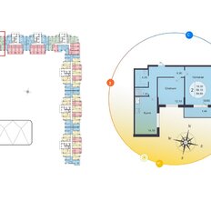 Квартира 59,5 м², 2-комнатная - изображение 2