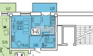 32,3 м², 1-комнатная квартира 4 700 000 ₽ - изображение 49