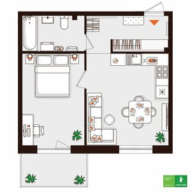 Квартира 45,6 м², 1-комнатная - изображение 1