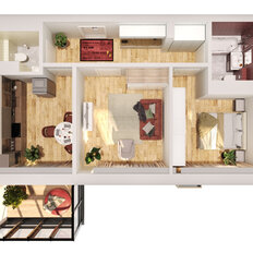 Квартира 54,3 м², 2-комнатная - изображение 4