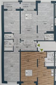 Квартира 89,1 м², 3-комнатная - изображение 1