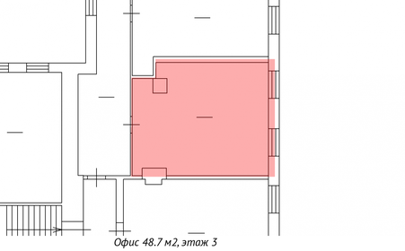 48,4 м², офис 57 596 ₽ в месяц - изображение 45