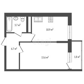 Квартира 38,7 м², 1-комнатная - изображение 2