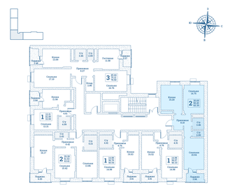 Квартира 60,4 м², 2-комнатная - изображение 2