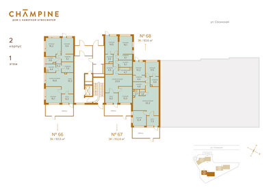 102,6 м², 3-комнатная квартира 47 815 000 ₽ - изображение 50