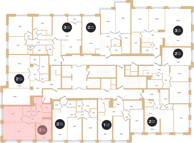 Квартира 104,9 м², 2-комнатная - изображение 2