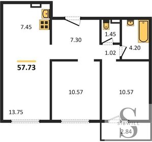 74,8 м², 3-комнатная квартира 5 500 000 ₽ - изображение 85
