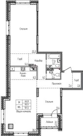 116,2 м², 3-комнатная квартира 15 106 000 ₽ - изображение 104