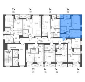 Квартира 47 м², 2-комнатная - изображение 2