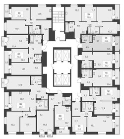 Квартира 71 м², 3-комнатная - изображение 1