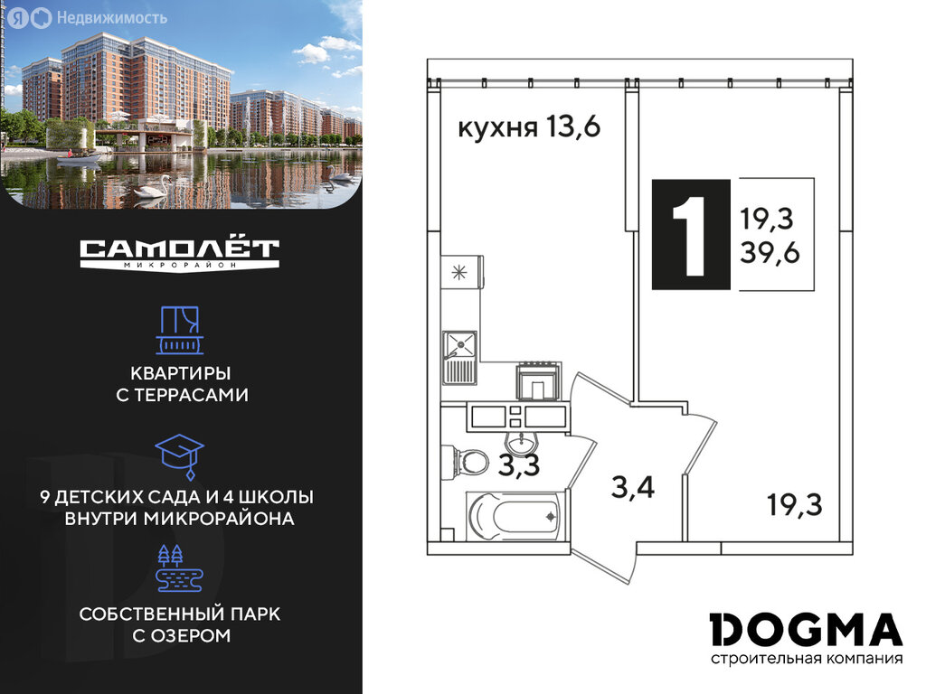 Варианты планировок микрорайон «Самолёт» - планировка 10