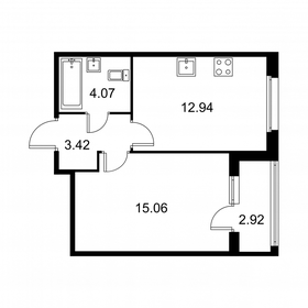 37 м², 1-комнатная квартира 5 765 760 ₽ - изображение 32