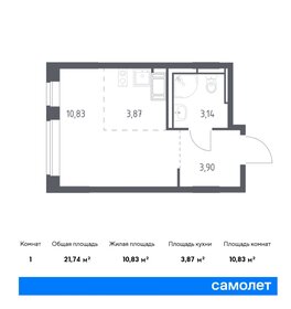 22,5 м², квартира-студия 6 800 000 ₽ - изображение 48
