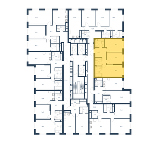 78,5 м², 3-комнатная квартира 19 700 000 ₽ - изображение 106