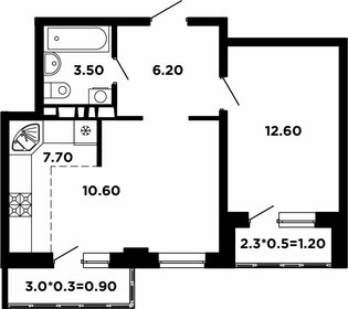 48 м², 1-комнатная квартира 1 000 000 ₽ - изображение 54