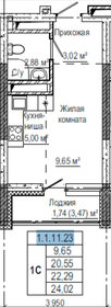 Квартира 22,3 м², студия - изображение 1
