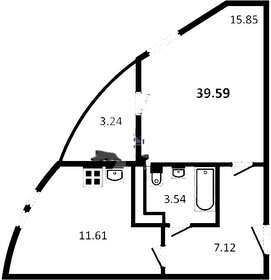 Квартира 39,6 м², 1-комнатная - изображение 1