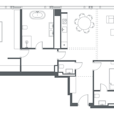 Квартира 116 м², 3-комнатная - изображение 3