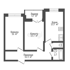 Квартира 64,6 м², 2-комнатная - изображение 1