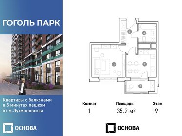 36,2 м², 1-комнатная квартира 9 550 000 ₽ - изображение 67