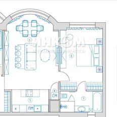 Квартира 82 м², 3-комнатная - изображение 1