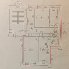 Квартира 93,7 м², 2-комнатная - изображение 1