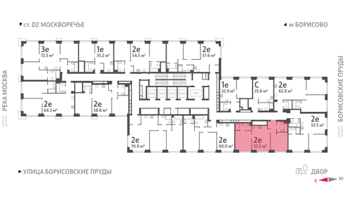 53,6 м², 2-комнатная квартира 20 015 152 ₽ - изображение 39