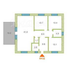 82 м² дом, 17,1 сотки участок 7 400 000 ₽ - изображение 35