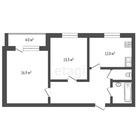 Квартира 64 м², 2-комнатная - изображение 1