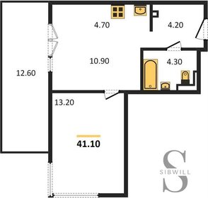 42,7 м², 1-комнатная квартира 6 020 700 ₽ - изображение 18