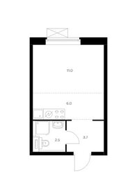 Квартира 23,2 м², студия - изображение 1