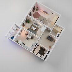 Квартира 56 м², студия - изображение 4