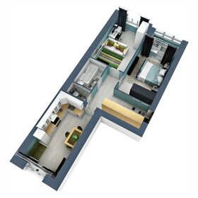 54,5 м², 3-комнатная квартира 960 000 ₽ - изображение 16