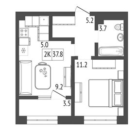 27 м², 1-комнатная квартира 4 185 000 ₽ - изображение 23