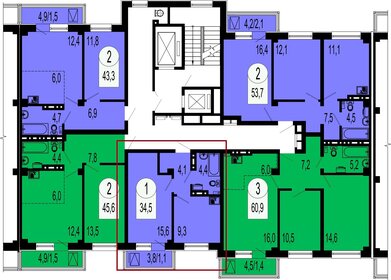 35,8 м², 1-комнатная квартира 4 450 000 ₽ - изображение 85