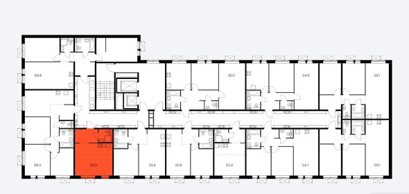 Квартира 29 м², студия - изображение 1