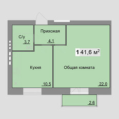 Квартира 41,6 м², 1-комнатная - изображение 5